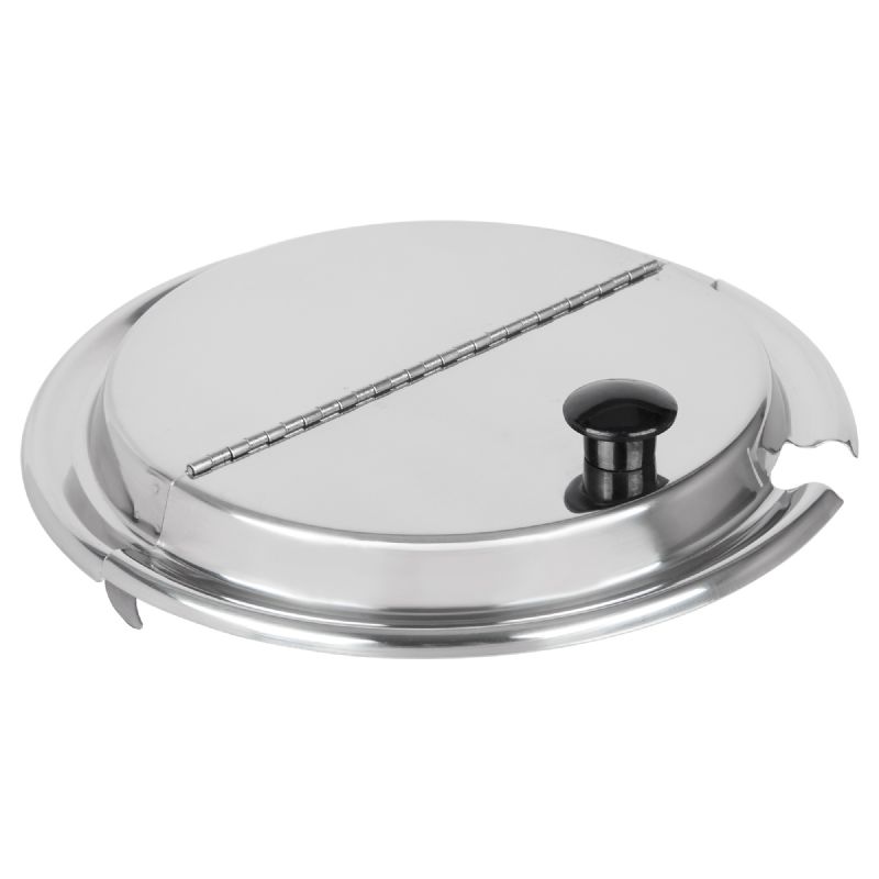 COVER HINGED S/S 8.5" 7 QT