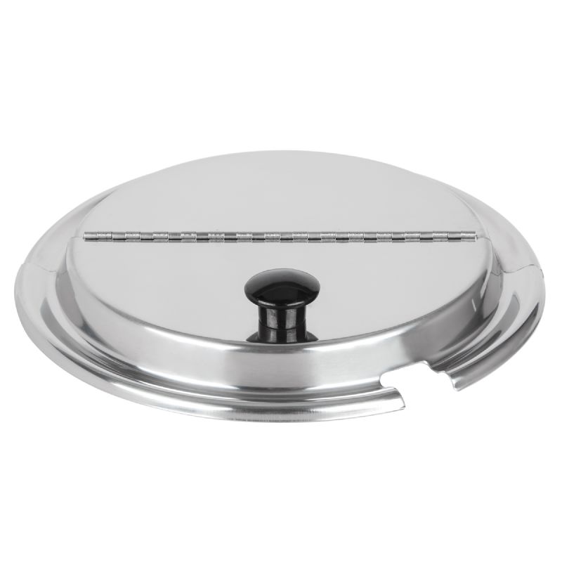COVER HINGED S/S 8.5" 7 QT