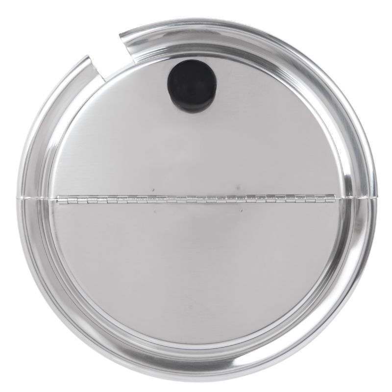 COVER HINGED S/S 8.5" 7 QT