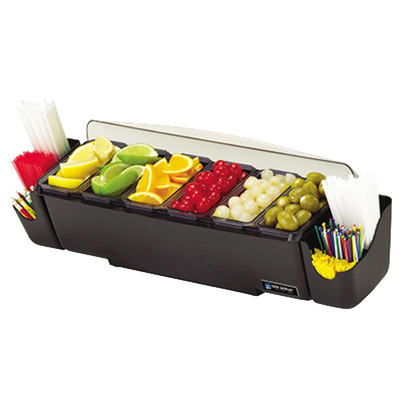 CONTAINER GARNISH DOME 6 COMPARTMENT-JIT