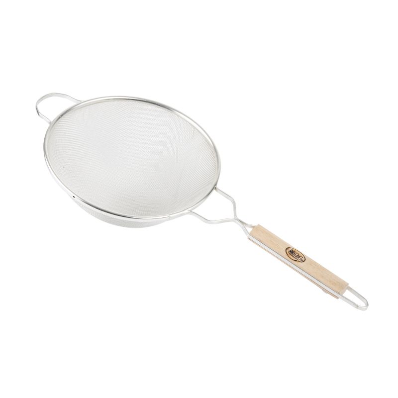 STRAINER MESH WOOD HANDLE 10.75" 