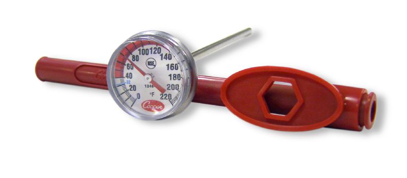 THERMOMETER PKT TEST 0/220F 1" DIAL-