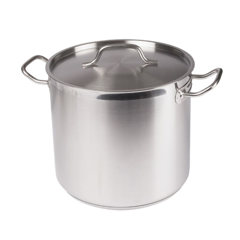 POT STOCK INDUCTION W/LID 16 QT