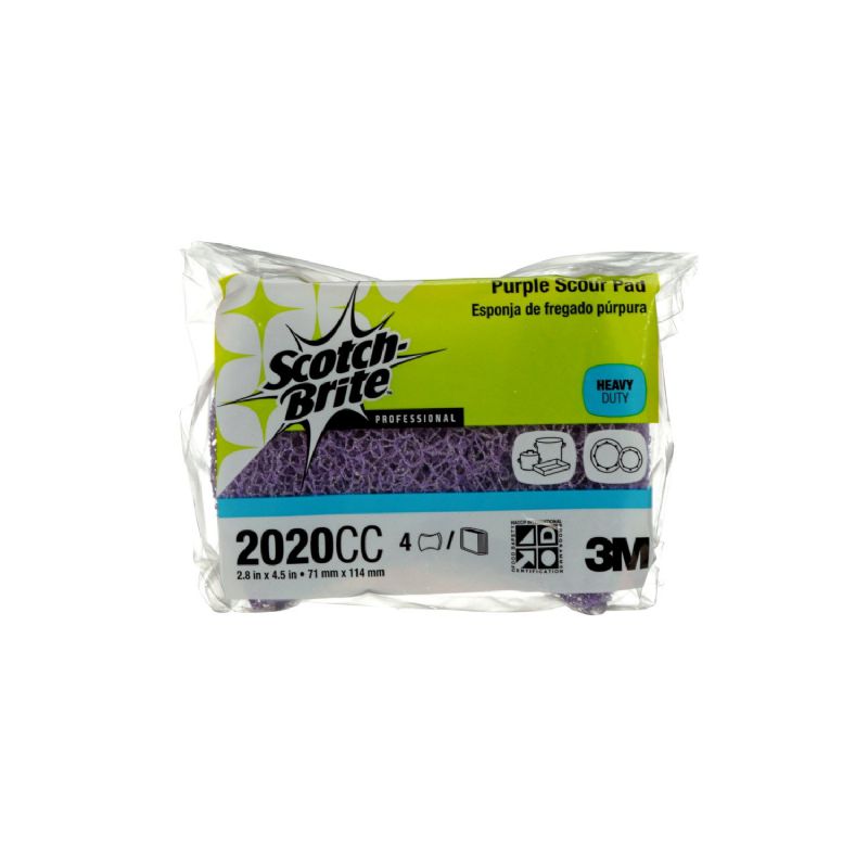 PAD SCOURING PURPLE 2.8X4.5