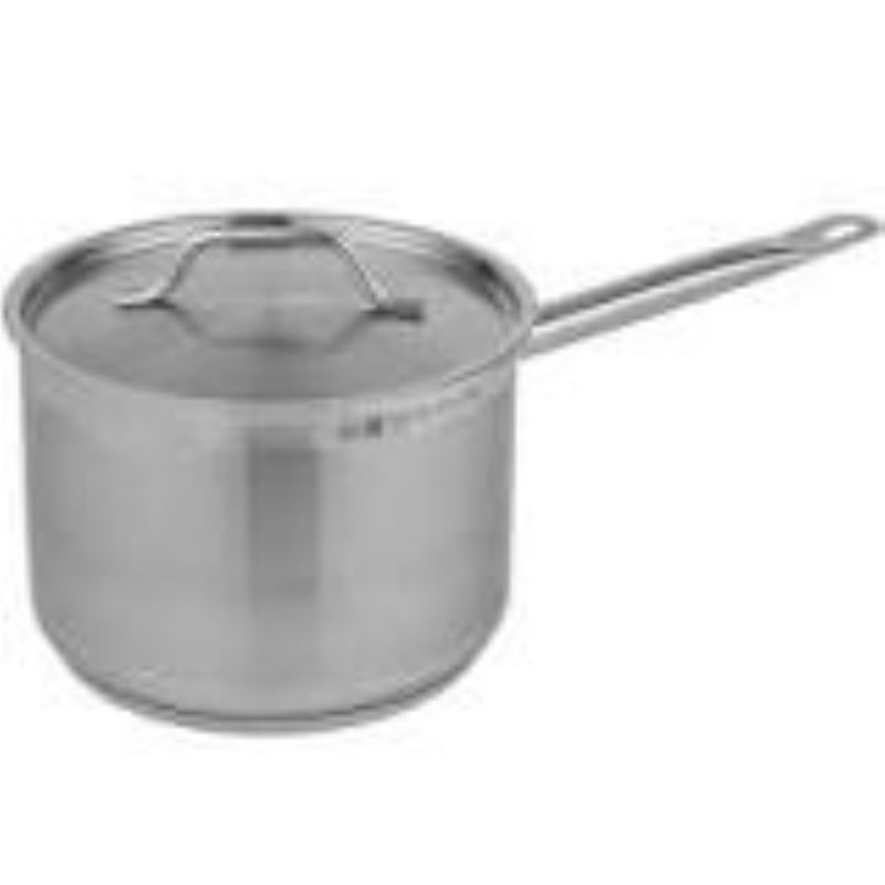 PAN SAUCE W/COVER S/S 4 QT