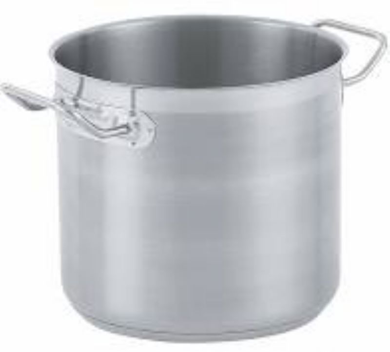 POT STOCK W/COVER S/S 18 QT
