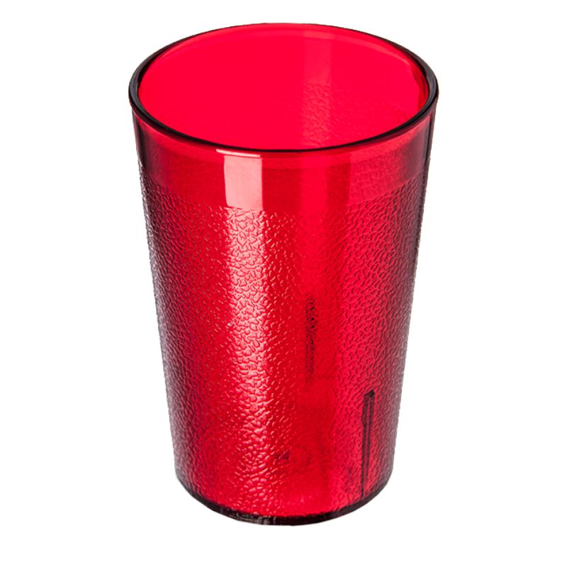 TUMBLER PLASTIC STACK RUBY 8 OZ
