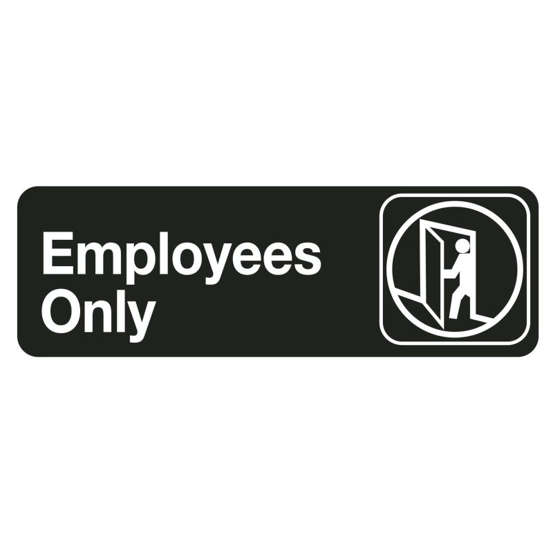 SIGN COMPLIANCE EMPLOYEES ONLY 