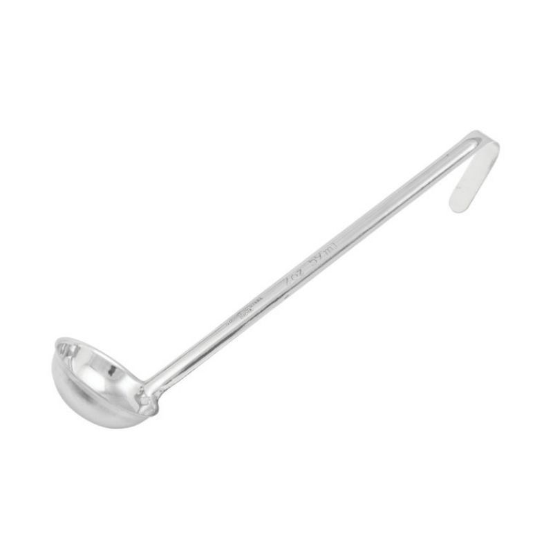 LADLE 2 OZ S/S ONE-PIECE 
