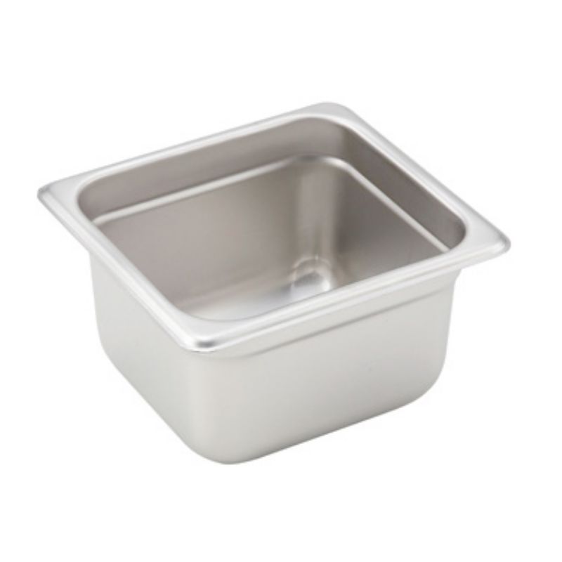 PAN STEAM TABLE 1/6 SZ 4" DEEP
