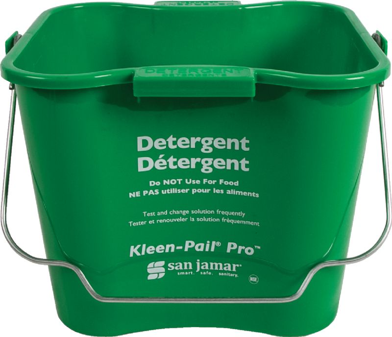 PAIL FOR SANITIZER GREEN 8 QT