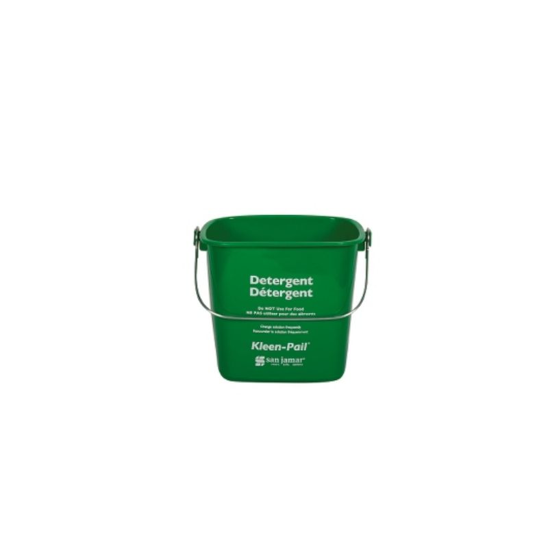 PAIL FOR SANITIZER GREEN 8 QT