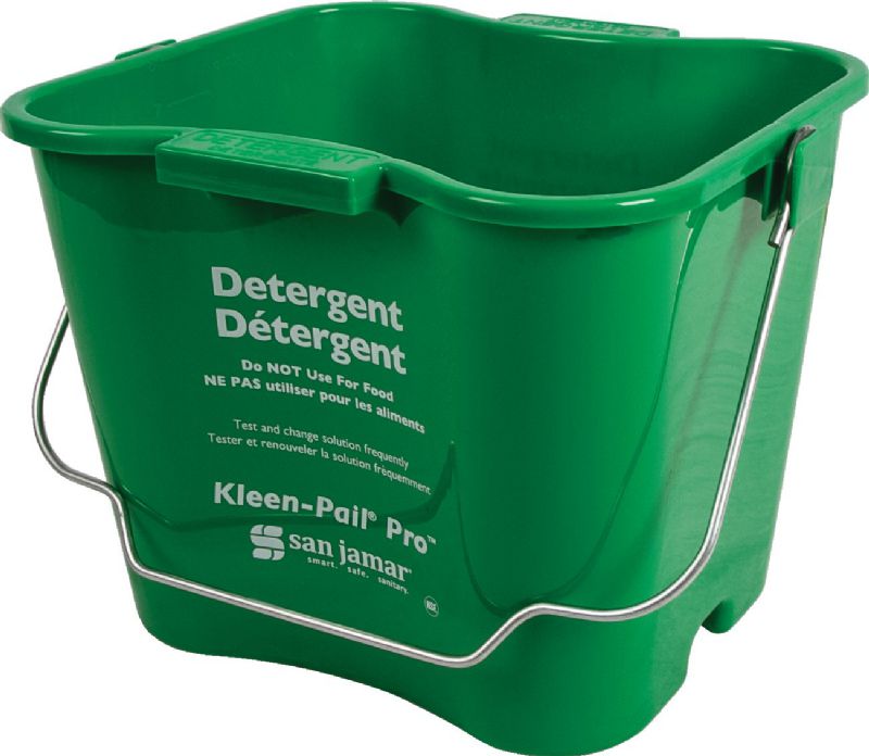PAIL FOR SANITIZER GREEN 8 QT