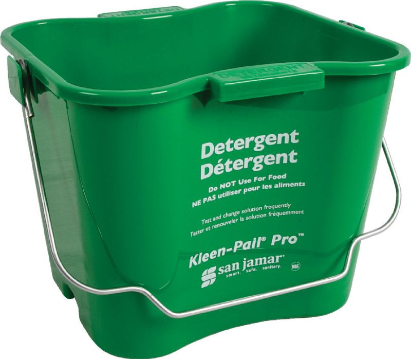 PAIL FOR SANITIZER GREEN 8 QT