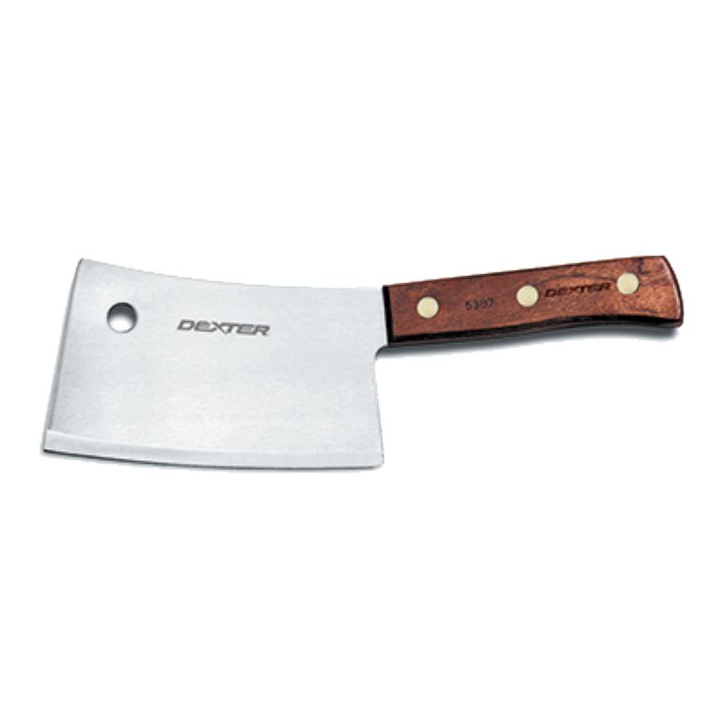 CLEAVER W/WOOD HANDLE 7"