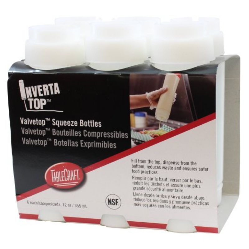 SQUEEZE BOTTLE UPSIDE DOWN 16 OZ