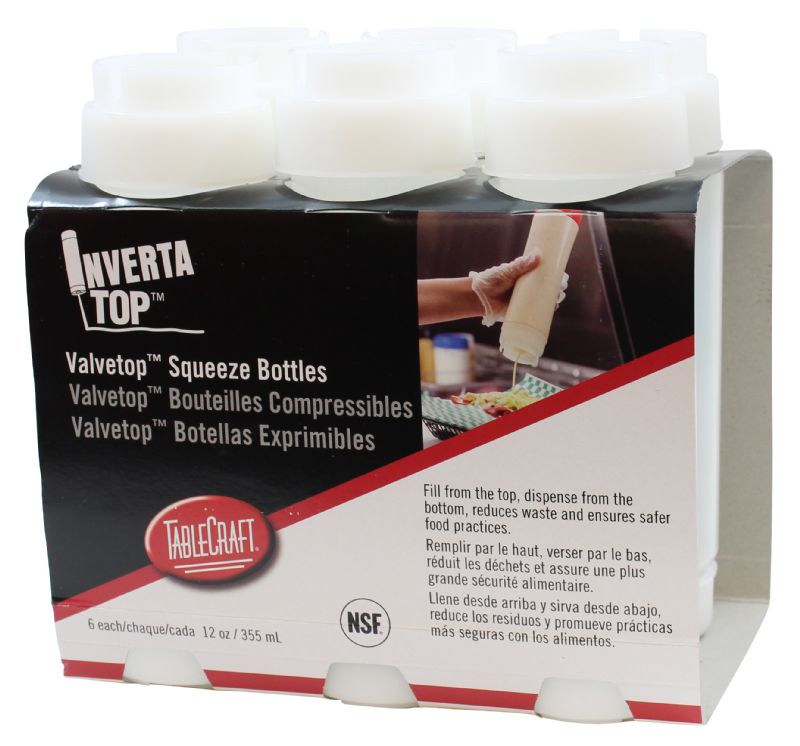 SQUEEZE BOTTLE UPSIDE DOWN 16 OZ