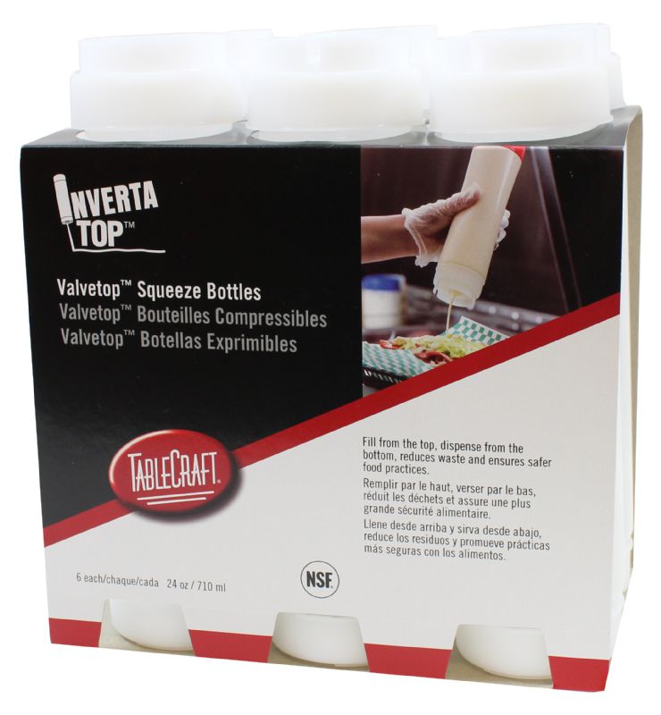 BOTTLE SQUEEZE INVERTATOP FIFO 24 OZ