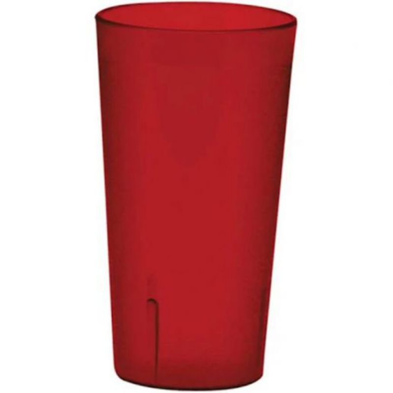 TUMBLER RED PEBBLED 20 OZ