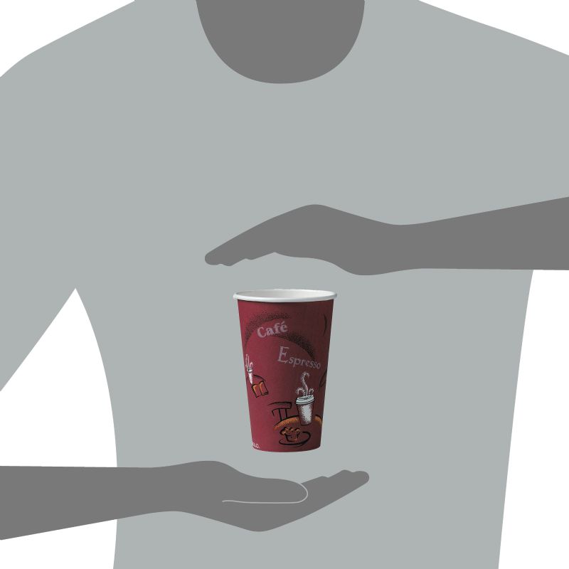 CUP PAPER HOT BISTRO 16 OZ