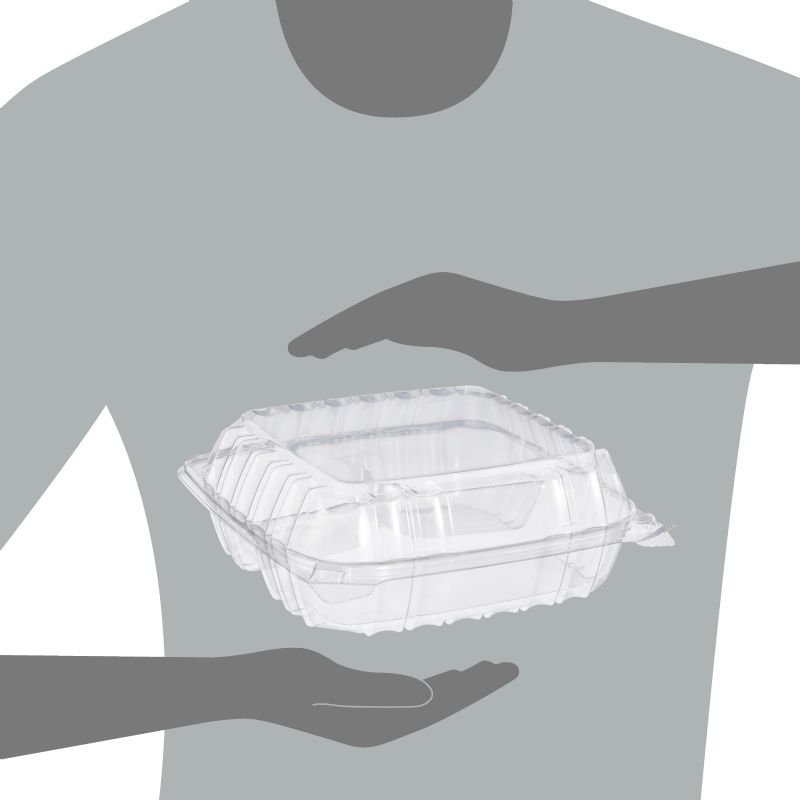 CONTAINER CLEAR SEAL 3 COMPARTMENT