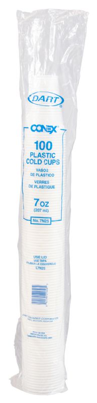 CUP PLASTIC TRANSLUCENT 7 OZ