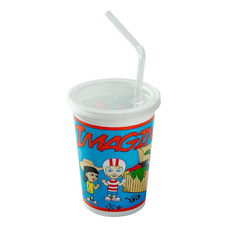 CUP PLASTIC KIDS 12 OZ COMBO IMAGINATION