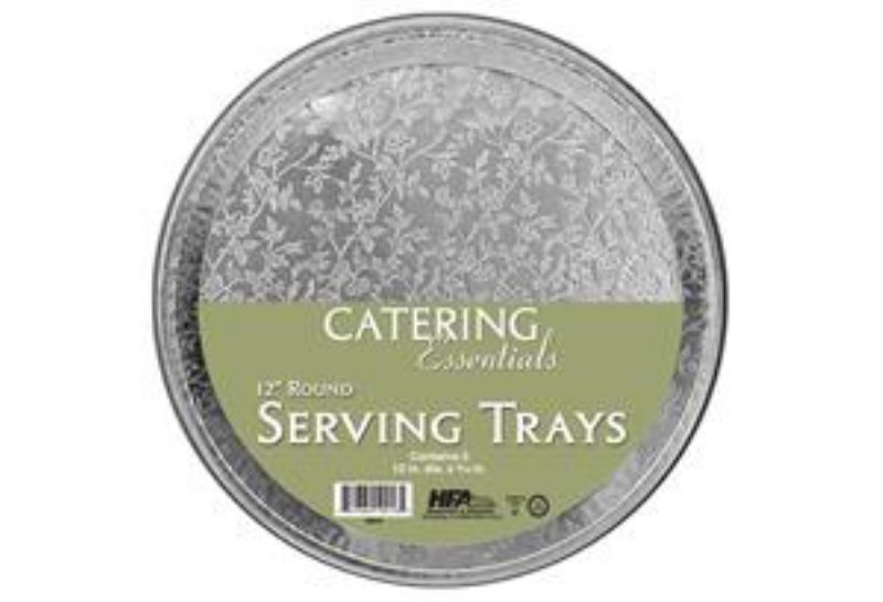 TRAY *FOIL ROUND SERVING 12"-