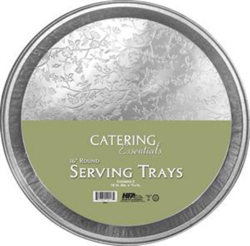 TRAY *FOIL ROUND SERVING 16"-