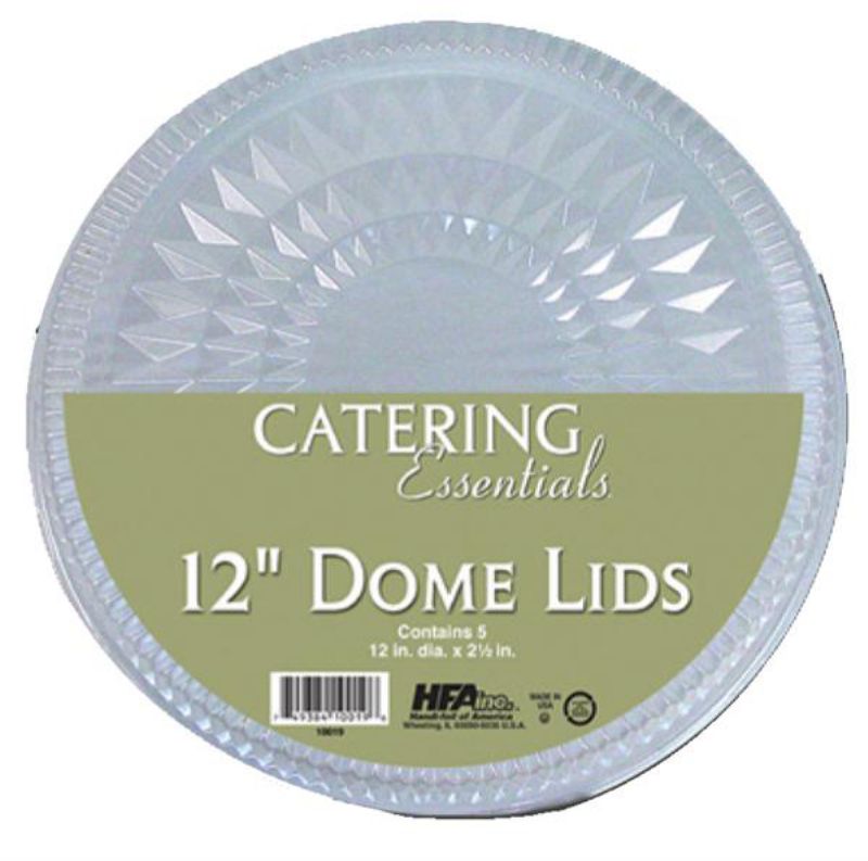 LID PLASTIC CLEAR DOME 12"-S/O