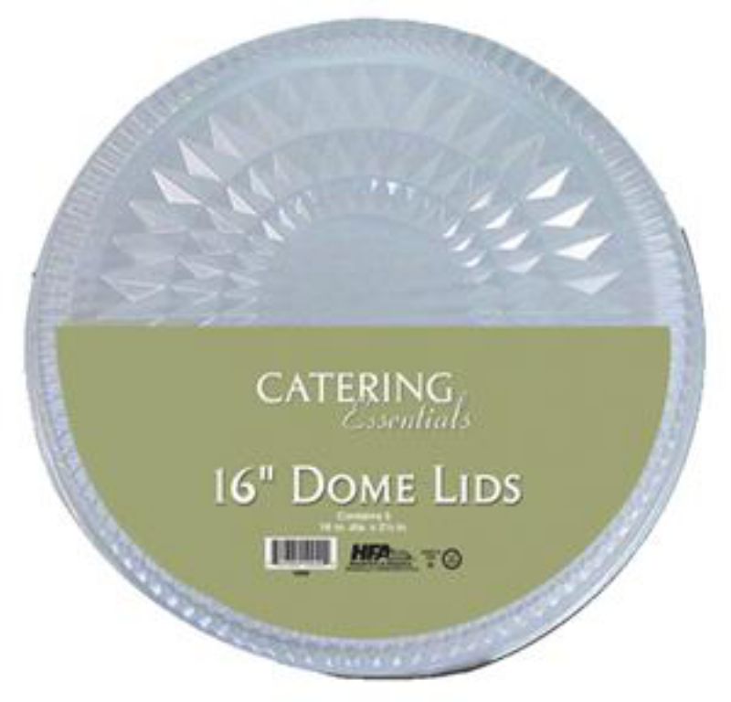 LID PLASTIC CLEAR DOME 16"-S/O