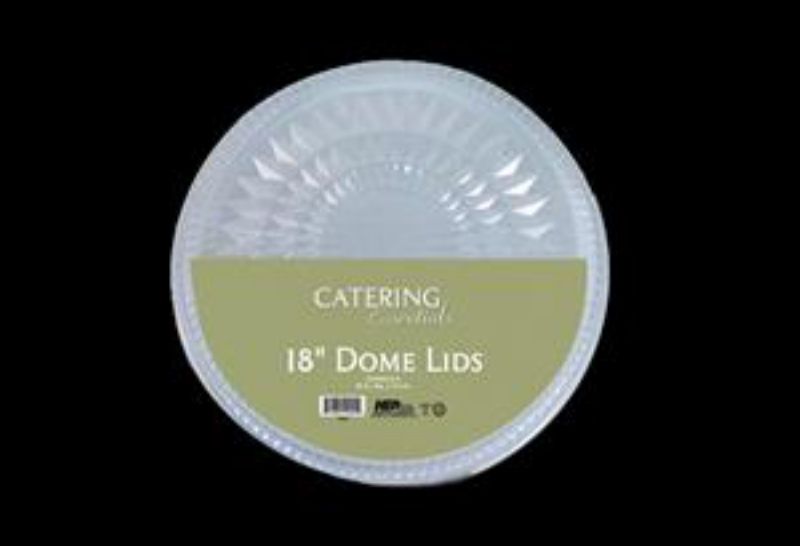 LID PLASTIC CLEAR DOME 18"-S/O