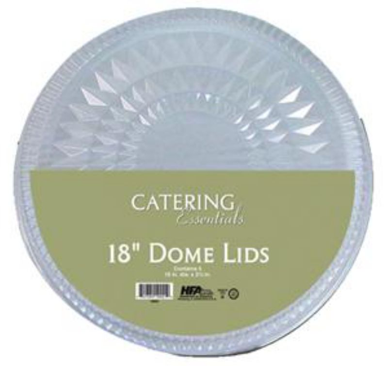 LID PLASTIC CLEAR DOME 18"-S/O