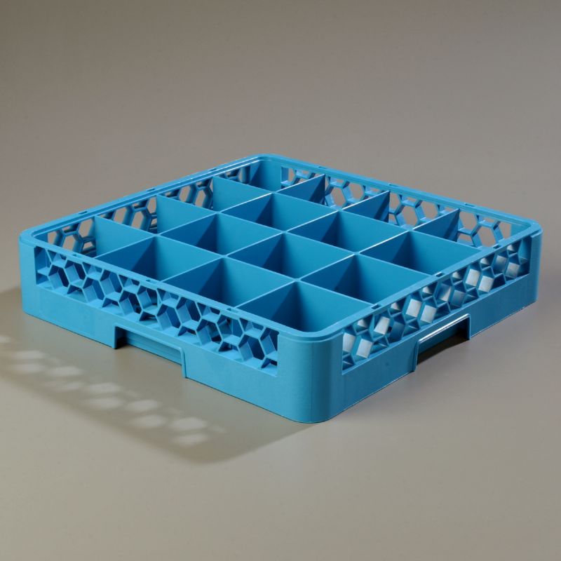 RACK GLASS FULL SIZE BLUE 16 COMP
