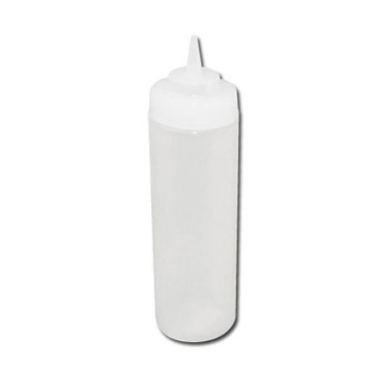 SQUEEZE BOTTLE CLEAR 12 OZ