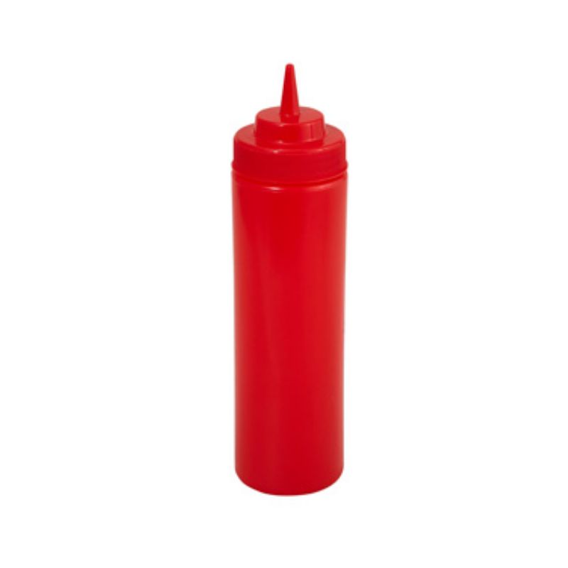 SQUEEZE BOTTLE RED 24 OZ