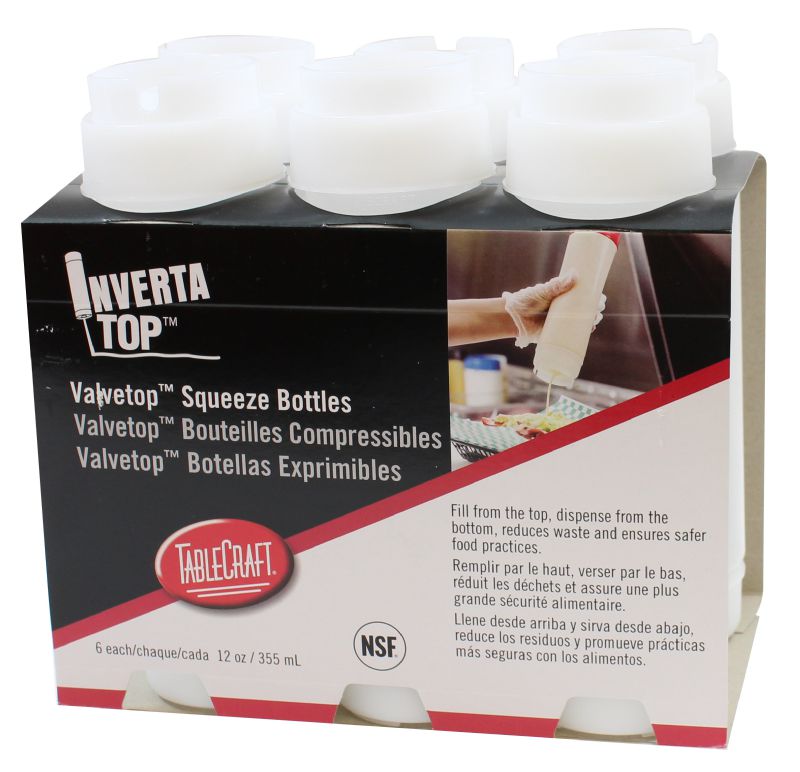 BOTTLE FIFO SQUEEZE INVERTATOP 12 OZ