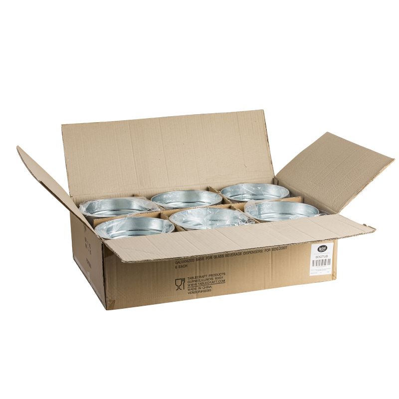 TUB GALVANIZED 1.75 GAL BASE 9X7.5
