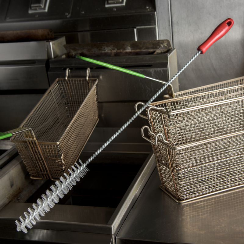 BRUSH FRYER STRAIGHT TEFLON 28"