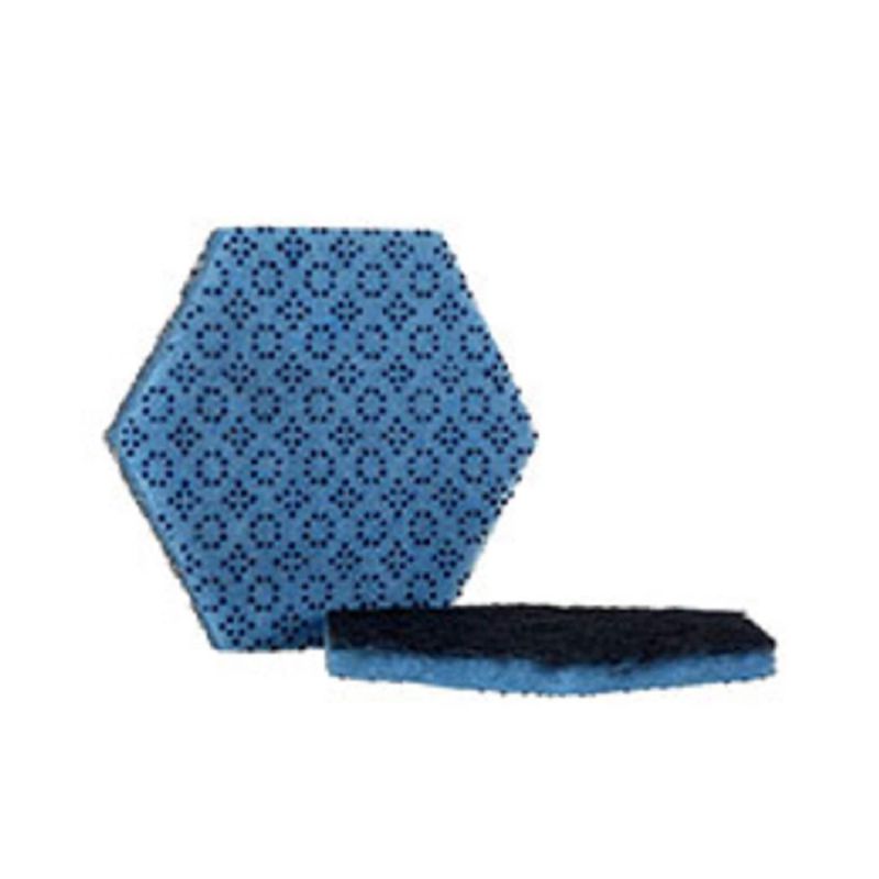 PAD SCOUR LOW SCRATCH HEXAGON SHAPE