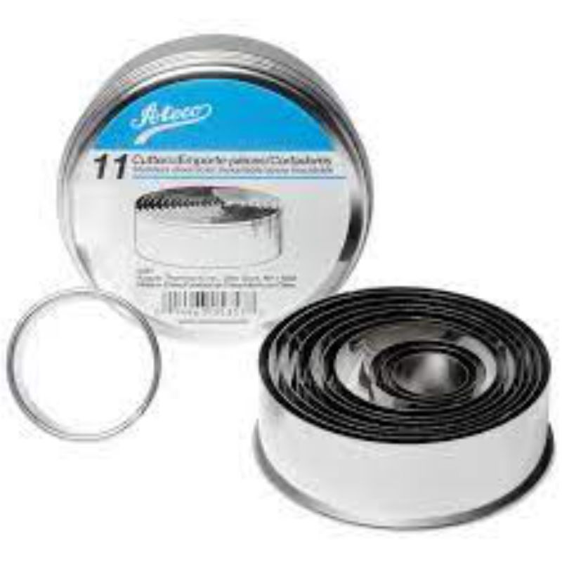 CUTTER SET ROUND PLAIN 11 PC     