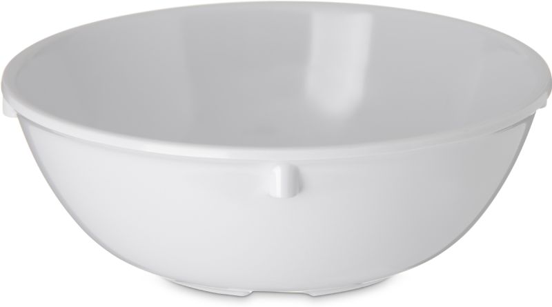 BOWL NAPPIE DALLASWARE WHITE 10 OZ -JIT
