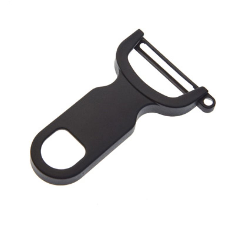 PEELER Y SHAPED BLACK HANDLE 4 INCH 