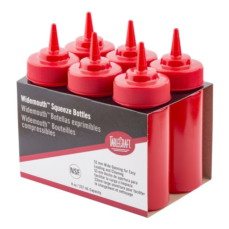 SQUEEZE BOTTLE WIDE MOUTH KETHCUP