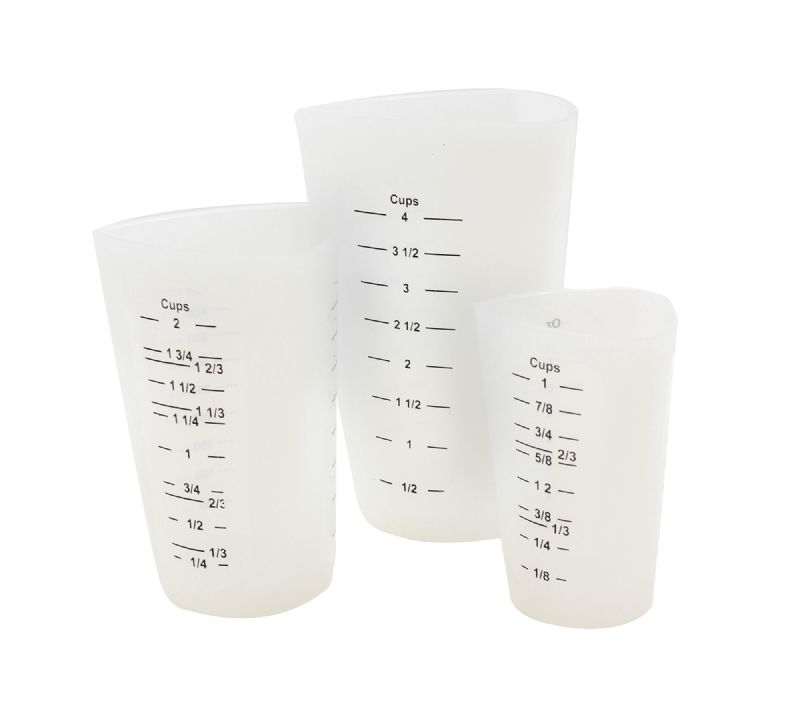 CUP MEASURING SET SILICONE 3-PC