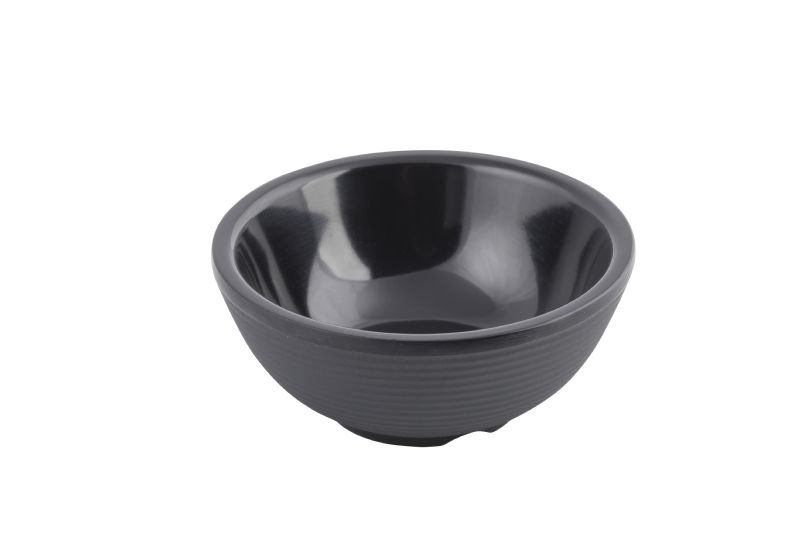 RAMEKIN 2oz RIBBED ROUND BLACK