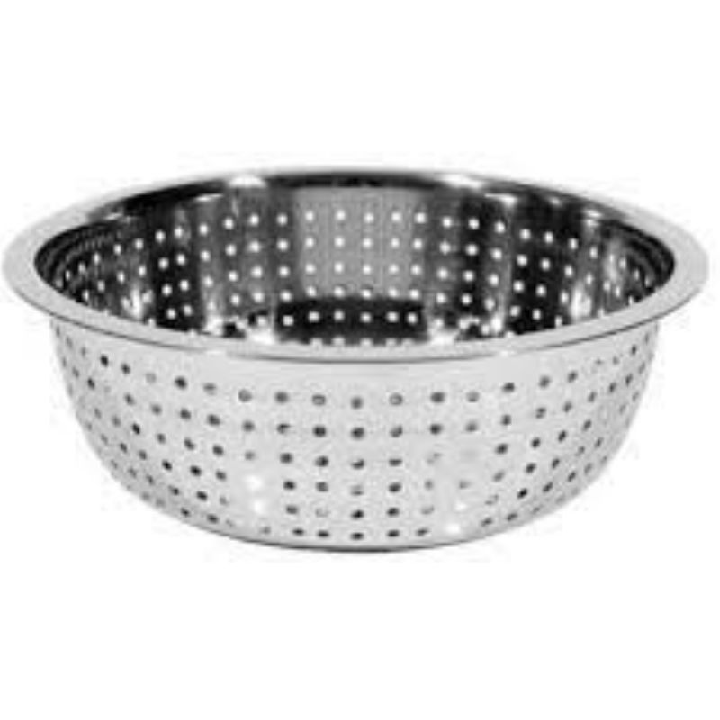 COLANDER LARGE HOLE S/S 11" 