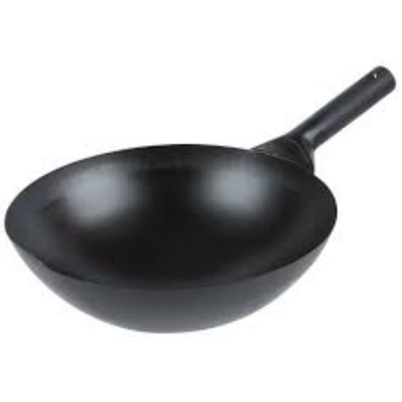 WOK 14 MANDARIN STYLE W/STEEL HANDLE