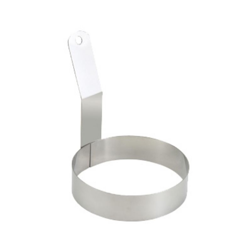 EGG RING S/S HANDLE 4" DIAM 1" HIGH