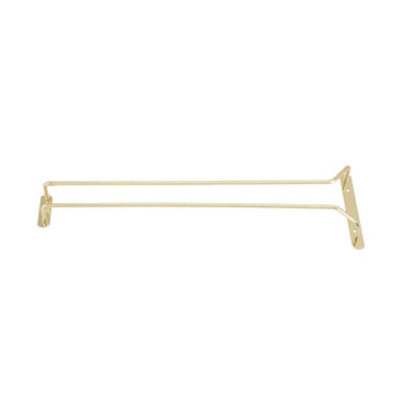 GLASS HANGER WIRE BRASS PLATED 16" 